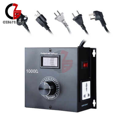 5000W Voltage Regulator Speed Controller Dimmer Temperature Regulator AC220V