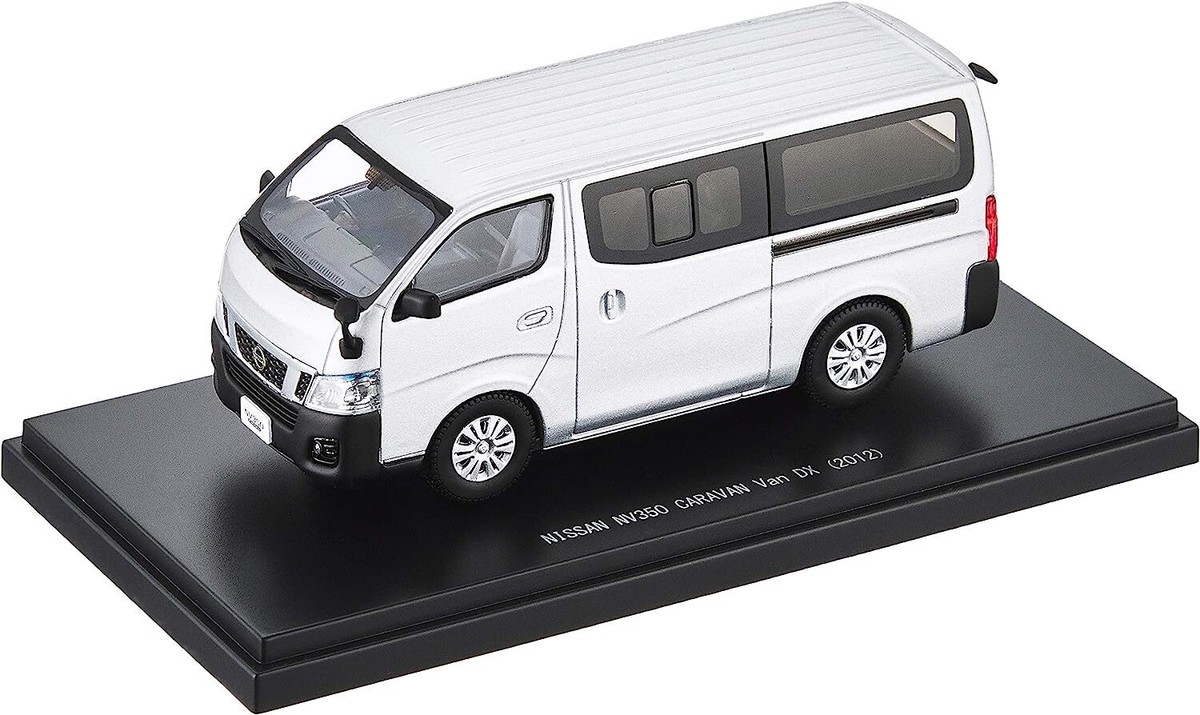EBBRO 1/43 Nissan NV350 Caravan Van DX 2012 Silver Finished