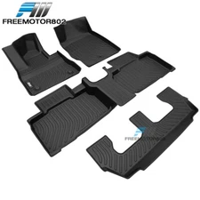 Fits 20-25 Ford Explorer 7 Seats TPE 3D Floor Mats All Weather Carpets Liners