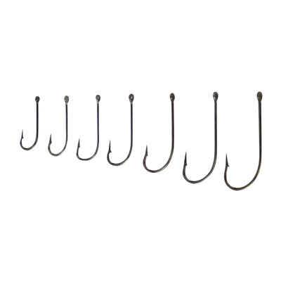 25 pack 5/0 Straight Shank Hook Swimerz Long Shank O'Shaunessy Extra ...