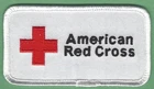 AMERICAN RED CROSS PATCH 2" X 3"