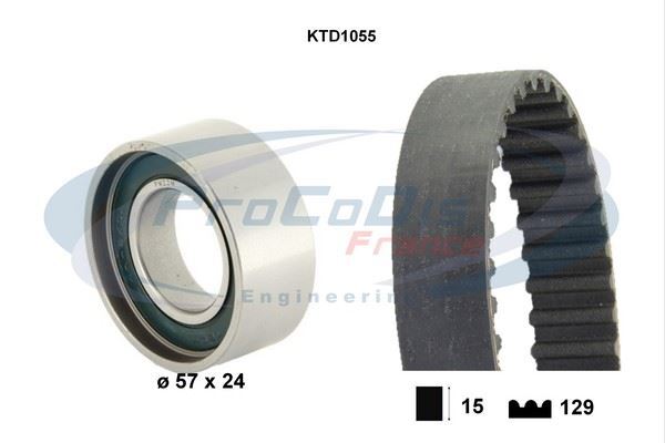 Kit de distribution Fiat Punto 1.2 et Panda pour entretien moteur