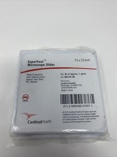 Cardinal Health M6146-2A - SLIDE, MICROSCOPE, FROST, 25X75X1MM, 45DEG, 144/GR