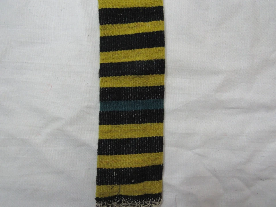 ANTIGUO CINTURÓN TEJIDO A MANO DISFRAZ POPULAR Foto 3 de 4