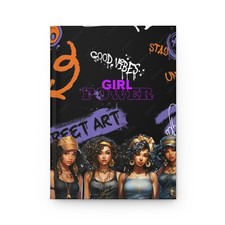 Girl Power Black Hardcover Journal