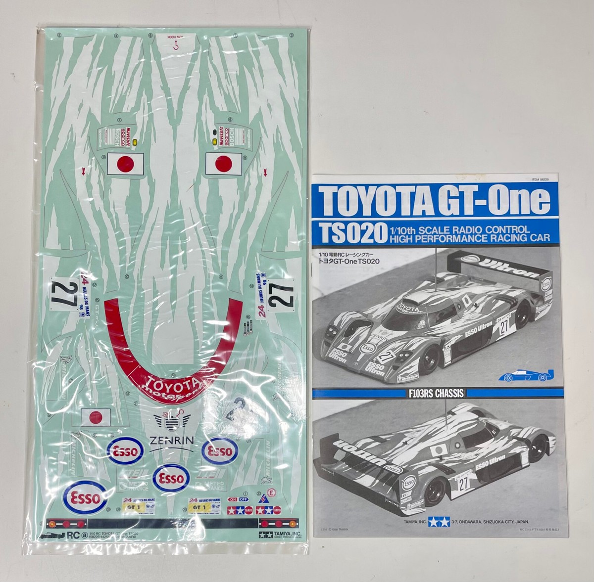 タミヤ　F103 TS020 ボディ タミヤ 1/24 スポーツカーシリーズ トヨタ GT-One TS020 | タミヤ