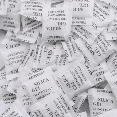 25 Packets 1g Silica Gel Desiccant Moisture Absorber - Reusable and Effective
