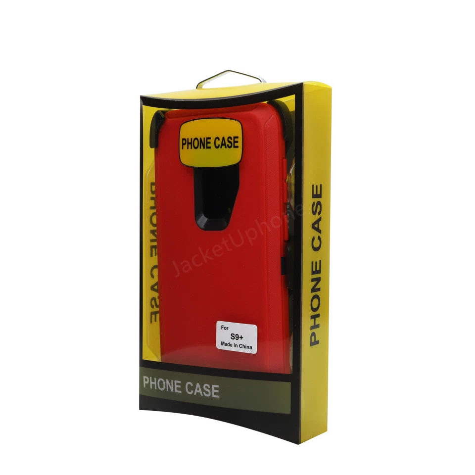 Capa protetora à prova de choque com tela e clipe de cinto para Samsung Galaxy S9/S9+Plus - Imagem 4 de 4