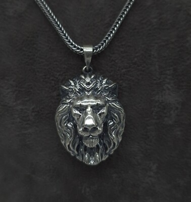 Löwe Silber Kette Sternzeichen Damen Herren Schmuck 925 Silber Halskette