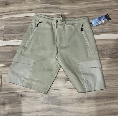 Kyodan Beige Pull On Casual Stretch Shorts  Men's S NWT