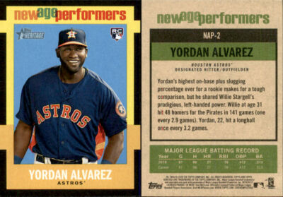 2020 Topps Heritage New Age Performers Card Complete Your Set U Pick FREE SHIP!!