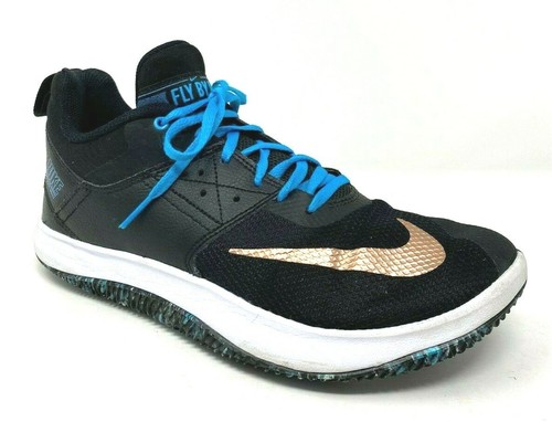 NIKE FLY BY II Low Metallic Copper Swoosh Black Running Shoe Men's Sz 8.5  AJ5902 | eBay