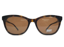 DKNY Sunglasses DK502S 237 Tortoise Brown Cat Eye Frames with Dark Brown Lenses