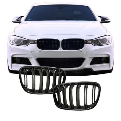 Kühlergrill Frontgrill Grill schwarz passend für BMW 1er F20/F21 Bj. 2011-2015