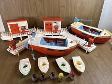 Vintage 1973 Hasbro Romper Room Weebles Marina 594 Lot Parts Pieces Boats