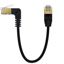 Cat8 Ethernet RJ45 Cable 1.96FT M to M UP Angled High Speed LAN Cord