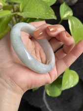 Grade A Burmese Jade Bangle Natural Jadeite W...