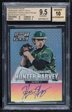2013 Prizm Perennial Draft Picks Silver Hunter Harvey BGS 9.5 GEM MINT Auto 0s3