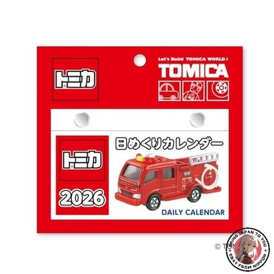 2026 Tomica Daily Calendar Paper Japanese Style Tabletop Calender