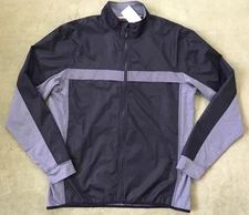 New Cutter Buck Men's XL Swish Jacket Daily Wind Resistant Comfort Full Zip BLK