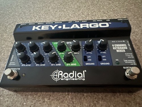 Radial Engineering Key-Largo Keyboard Mixer and Performance Pedal