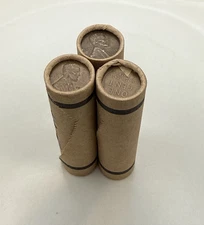 WHEAT PENNY ROLL old unsearched window wrapped us coin cents estate money