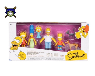 #ad The Simpsons Family Multi Pack 7 Pack 2.5” Action Figures Jakks Pacific NEW $23.99
