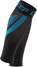CEP Women  s Reflective 20-30mmHg Calf Sleeves NightTech Black/Blue II