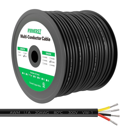 20 AWG 4 Conductor Tinned Copper Wire - 500 Ft Insulated for Versatile Use - Picture 3 of 8