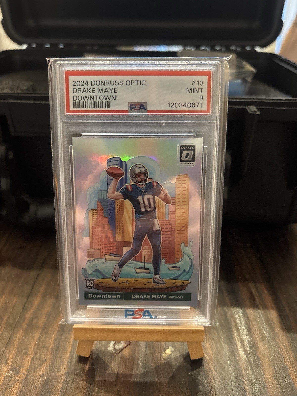 2024 Panini Donruss Optic - Downtown! Drake Maye #13 (RC)