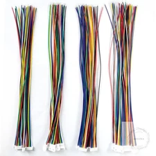 For 10 Sets JST 1.25mm 6 + 8 Pin 28AWG Male + Female Connector Plug with Wire