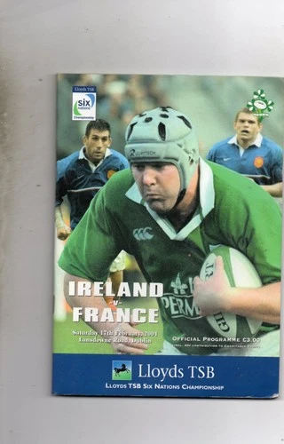 IRELAND RUGBY V FRANCE RUGBY - 6 NATIONS  17/2/2001