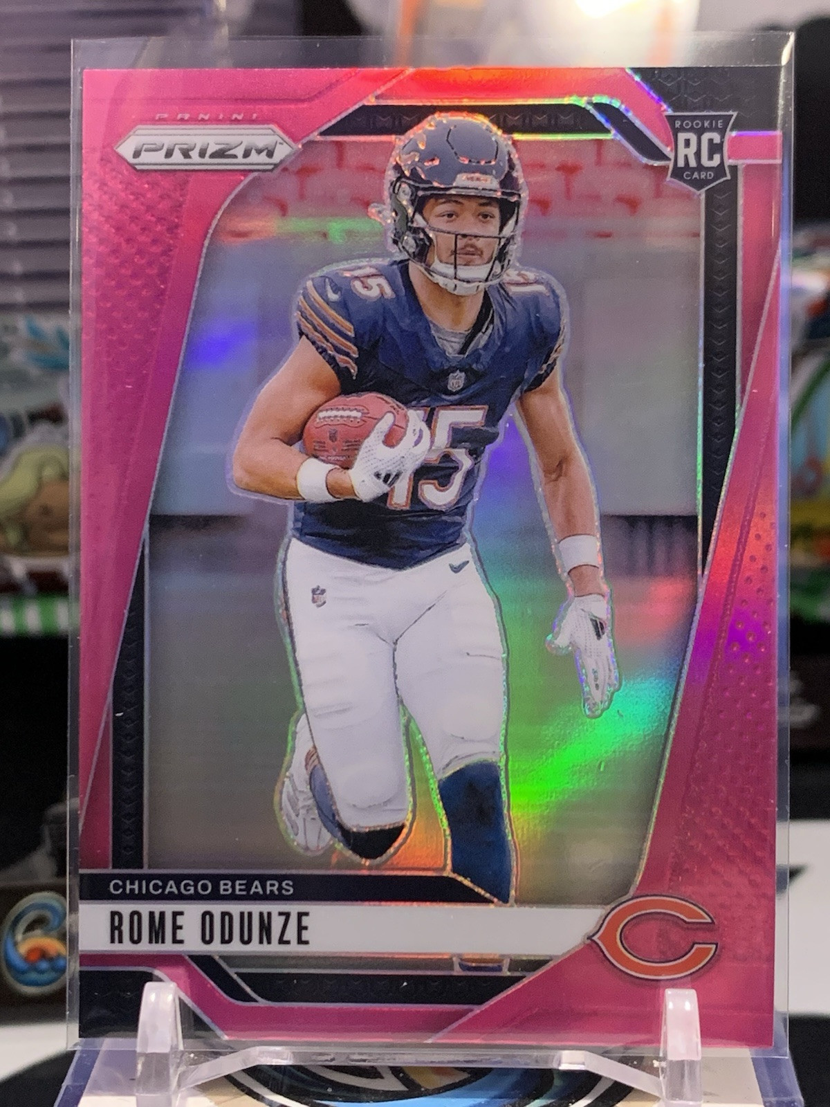 2024 PANINI PRIZM ROME ODUNZE PINK PRIZM RC #385 JW 10L