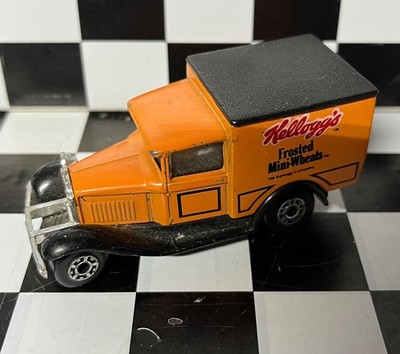 1979 Matchbox Diecast Kellogg's Frosted Mini-Wheats Model A Orange Ford Truck
