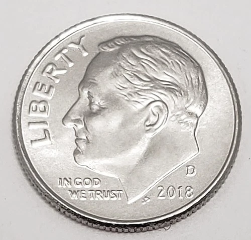2018 D Roosevelt Dime AVE CIRCULATED **FREE SHIPPING**