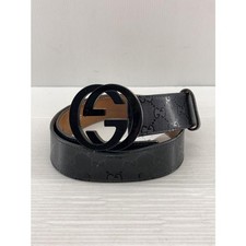 GUCCI belt, black, for men.