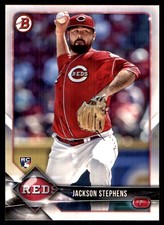 Jackson Stephens 2018 Bowman #48 Reds MLB READ FREE SHIPPING AutographDen