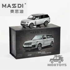 MASDI 1:64 Range Rover 20 Silver Diecast Model Car