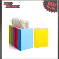 32Pcs Kraft Paper Gift Bags 5.25x3.25x8.25 Inches Reusable Party Favor Bags