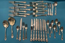 Melrose by Gorham Sterling Silver Flatware Set for 8 Plus Extras 39 Pieces
