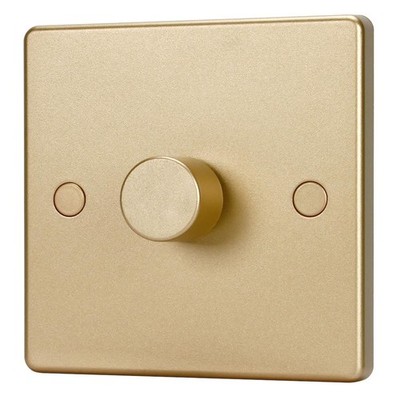 Hinterkante LED Dimmschalter 1 Gang 1fach 2fach Drehtaster 3-100W 220-240V