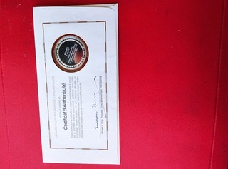 Médaille argent 21g enveloppe 1e jour impeccable