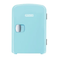 - Iceman Mini Portable Blue Personal Fridge Cools Or Heats & Provides Compact...