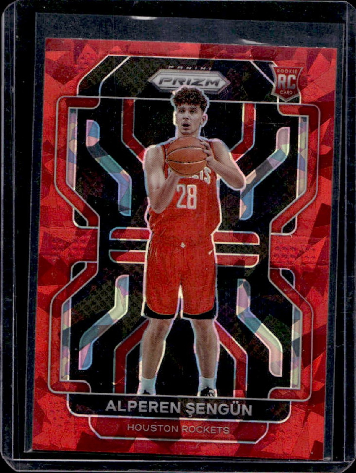 2021-22 Prizm Alperen Sengun RC Red Ice Rookie #318 Rockets