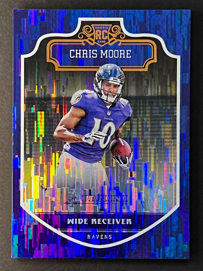 2016 Panini #254 Chris Moore Chainmail Armor RC Baltimore Ravens