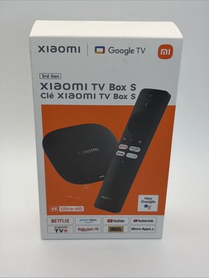 Xiaomi TV Box S 3rd Gen 4K UHD Google 32GB Smart Streaming Player MDZ-32-AA