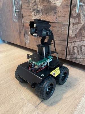 Waveshare RaspRover KI-Roboter PT (EU) mit Raspberry PI 4B 4GB, Akkus & Kamera