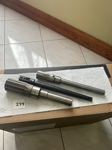 3 LARGE REAMERS STRAIGHT SHANK USED EXCELLENT CONDITION #299