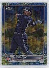 2022 Topps Chrome Sonic Blue & Yellow Pulse Refractor 27/75 Ian Happ #199 4z8