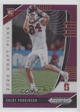 2020 Panini Prizm Draft Picks Rookies Purple Colby Parkinson #135 02pq
